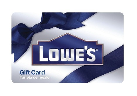 $100 LOWE'S Home Improvement Gift Card