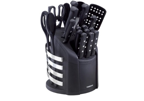 Farberware 17 Piece Wave Edge Carousel Set