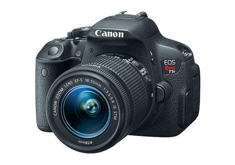 Canon Black EOS Rebel T5i Digital SLR with 18 Megapixels and 18-55mm Lens Included