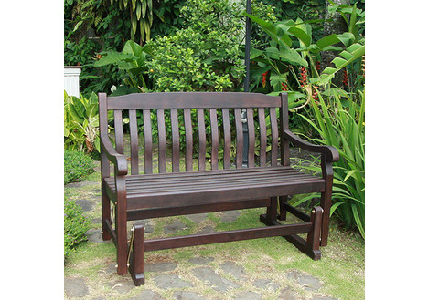 Delahey Outdoor Porch Glider Bench