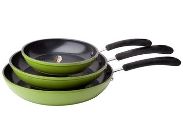 Frying Pan Set with Textured Nonstick Coating