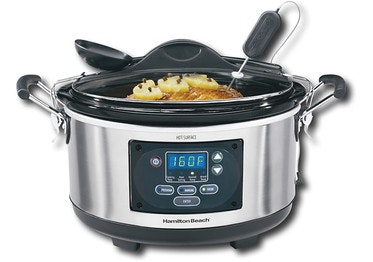 Hamilton Beach Set & Forget Stay or Go 6 Quart Slow Cooker